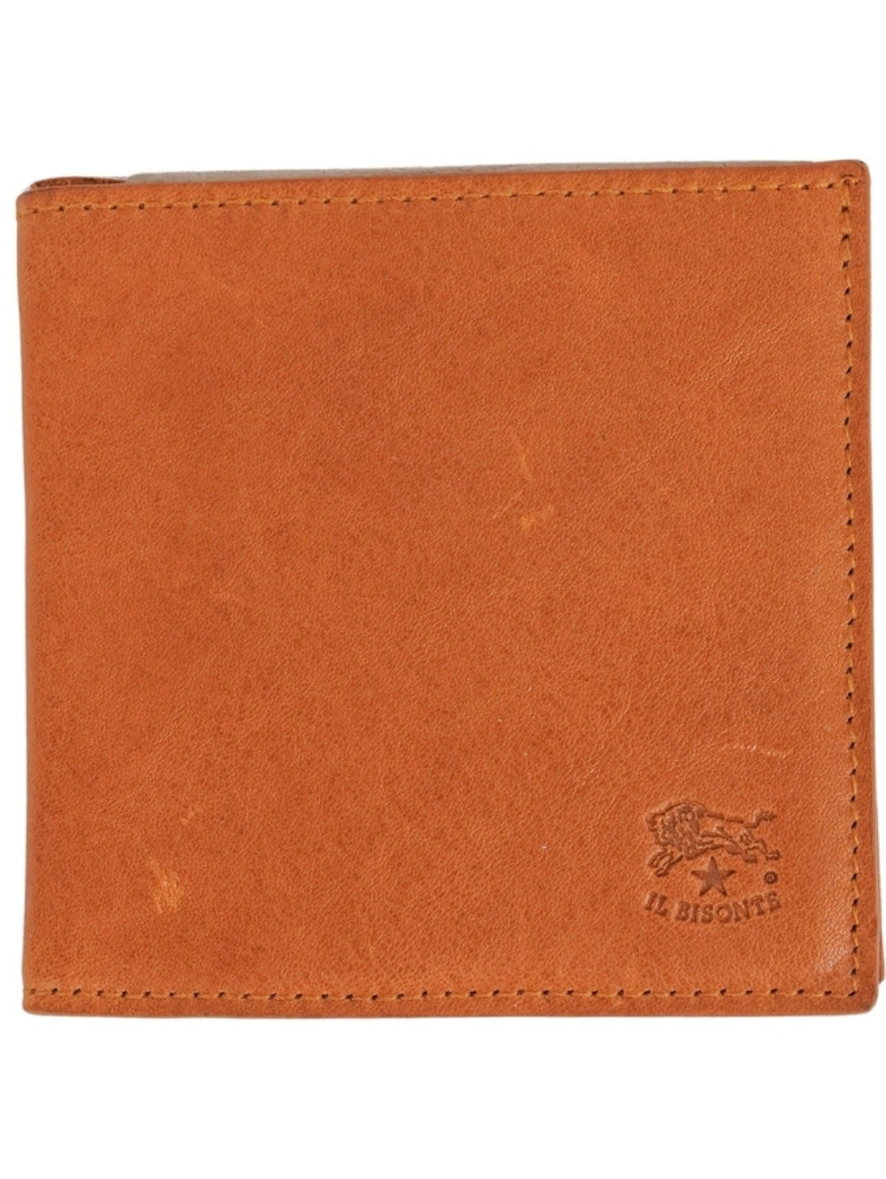 Il Bisconte Classic Men's Leather Bi-Fold Wallet - Tan